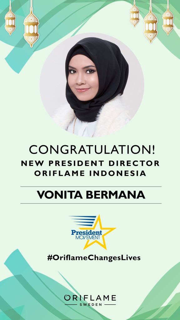 Congratulations New President Director Oriflame Indonesia