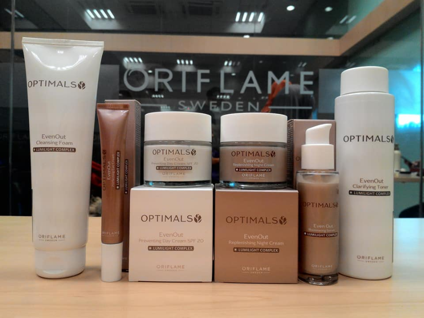 optimals even out set oriflame