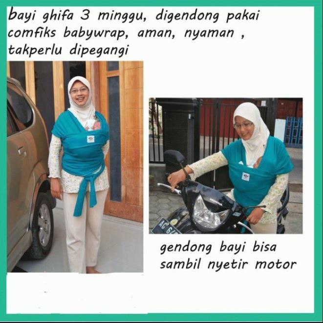 gendongan bayi 3 bulan untuk naik motor