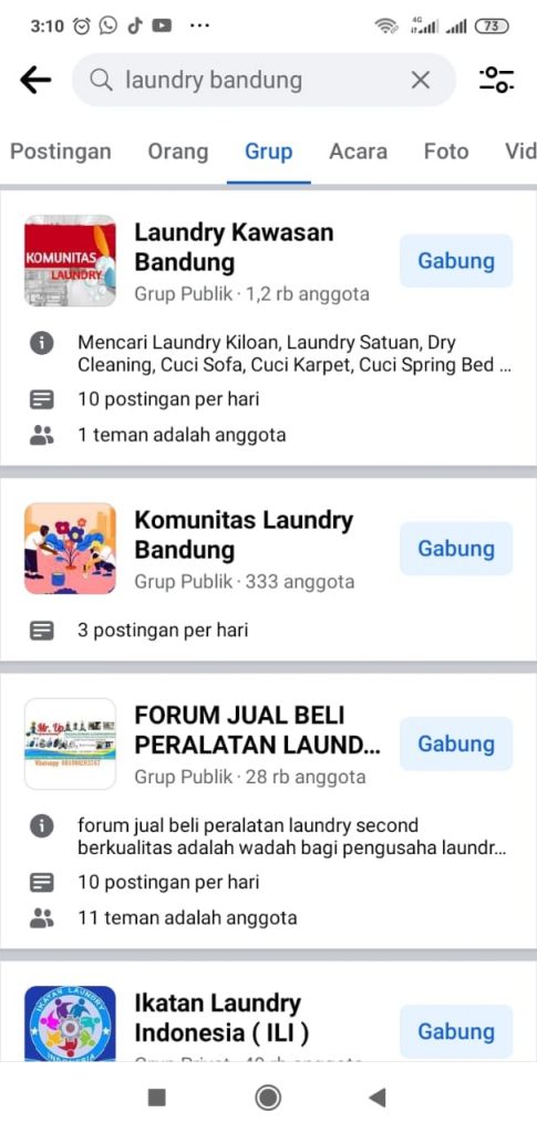Promosi laundry online