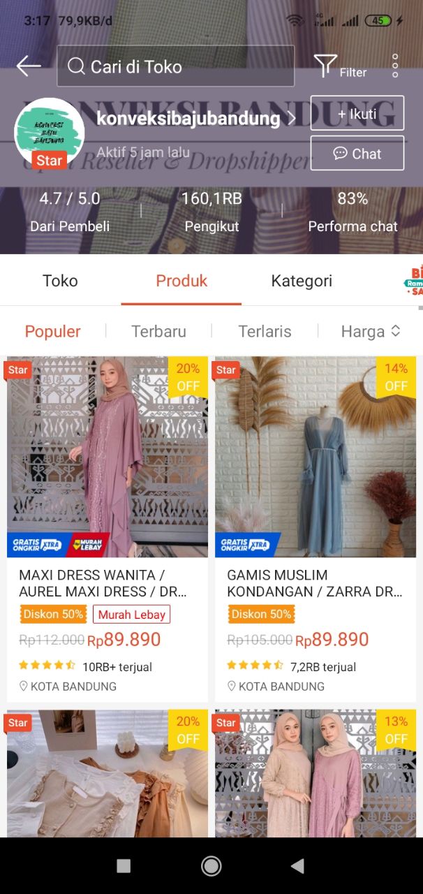 10 Rekomendasi Toko Gamis Di Shopee Yang Pastinya Murah