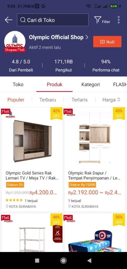 toko peralatan rumah tangga murah di shopee