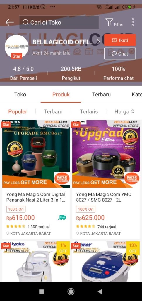 magic com yang bagus dan sehat