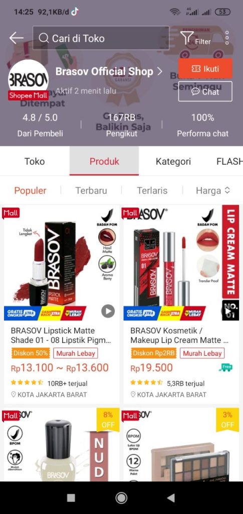 rekomendasi toko parfum di shopee