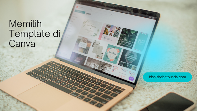 Memilih Template di Canva