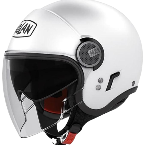 helm vespa original putih - Helm Nolan N21 VISOR