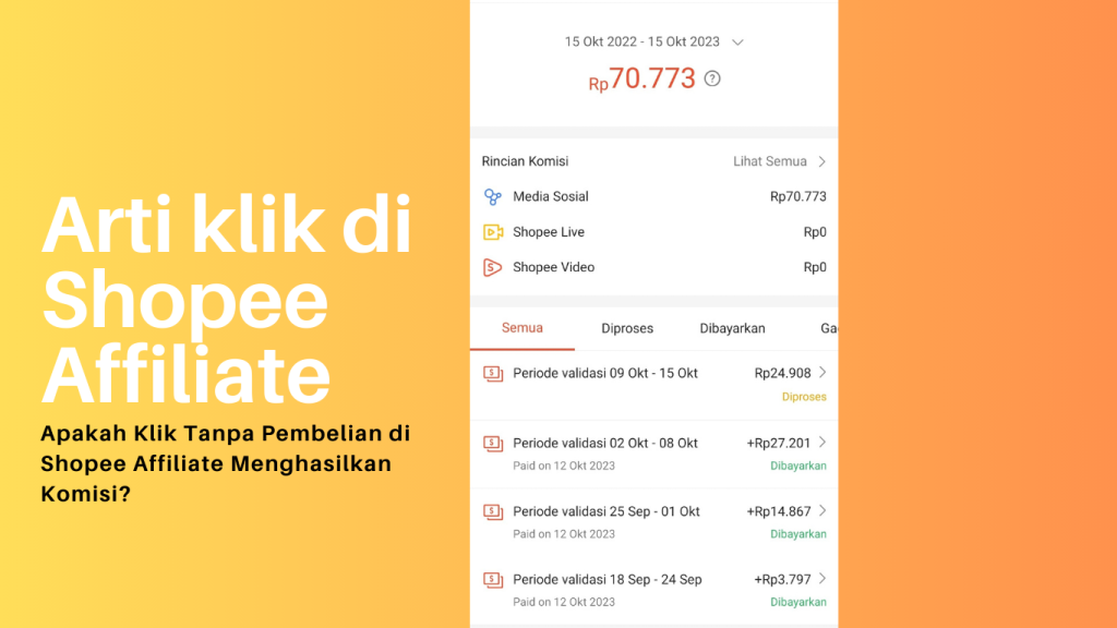 Apakah Klik Tanpa Pembelian di Shopee Affiliate Menghasilkan Komisi?