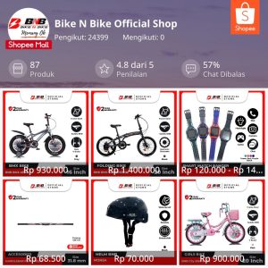 rekomendasi toko sepeda di shopee