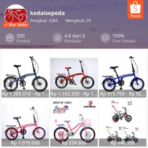 rekomendasi toko sepeda di shopee