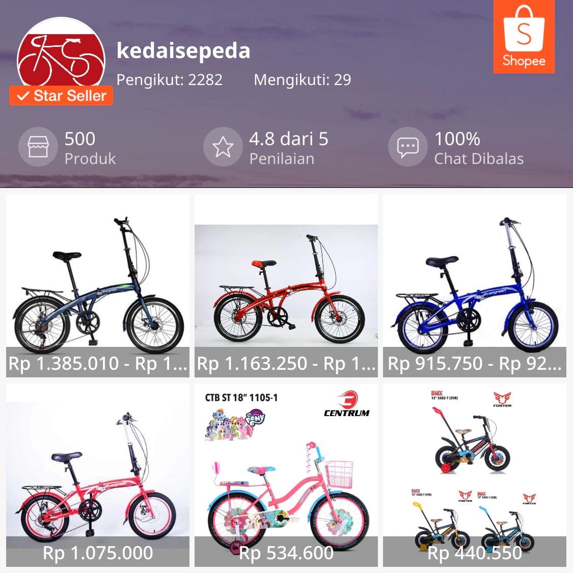 Sepeda Online Terpercaya: 10 Rekomendasi Toko Sepeda Di Shopee