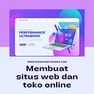 Membuat situs web dan toko online