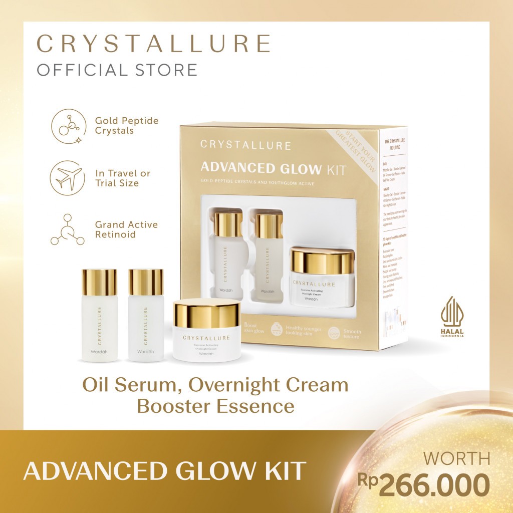 Crystallure by Wardah Advanced Glow Kit