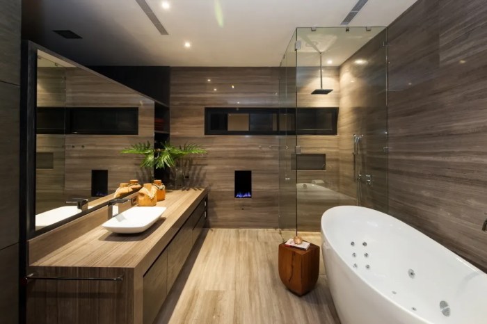 Wood house bathroom design modern interior ideas create choose board locally sourced cozy used was